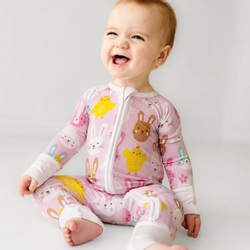 Little Sleepies Pink Bunny Kids Pajamas